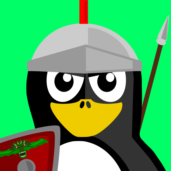 SVG Soldier penguin