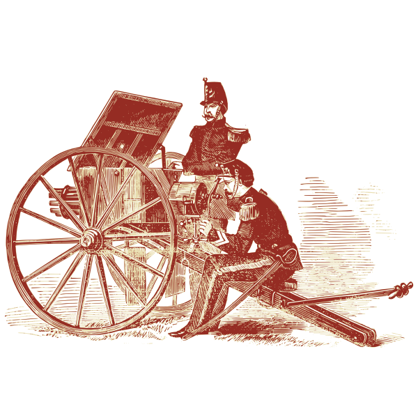 SVG Soldiers at cannon