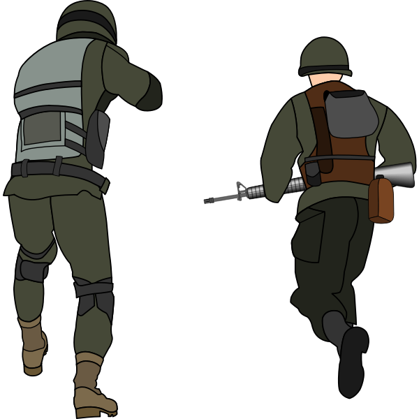 SVG Soldiers attacking