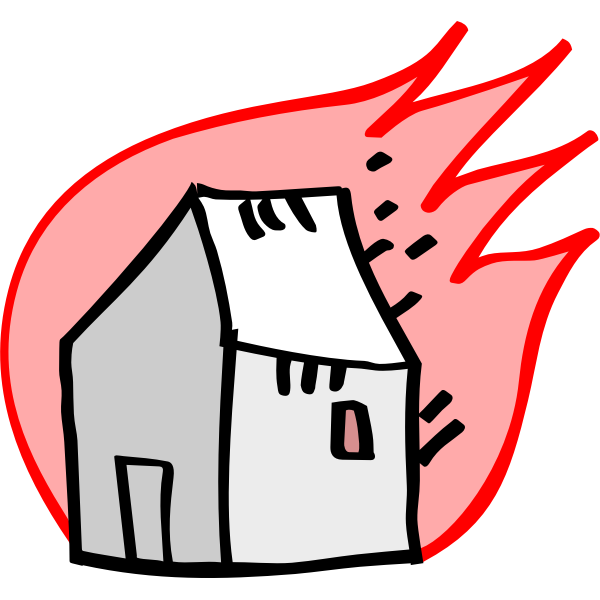 SVG Solea039s burning house graffiti