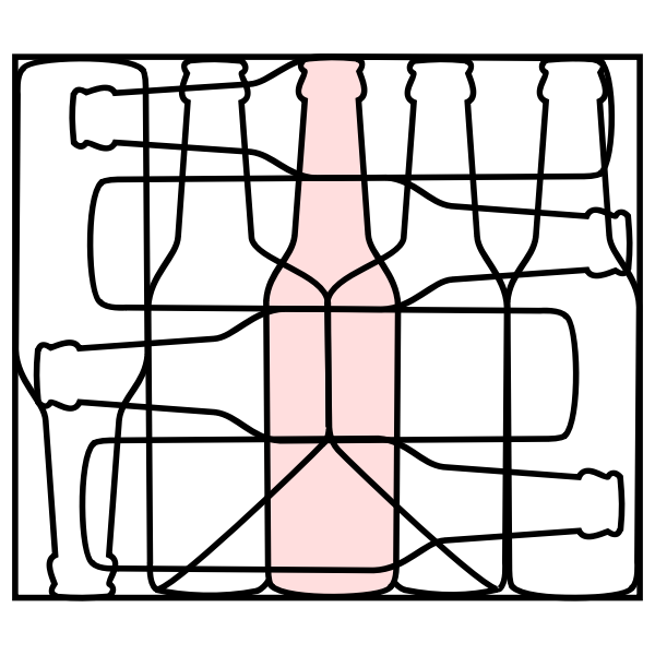 SVG solution image bottle