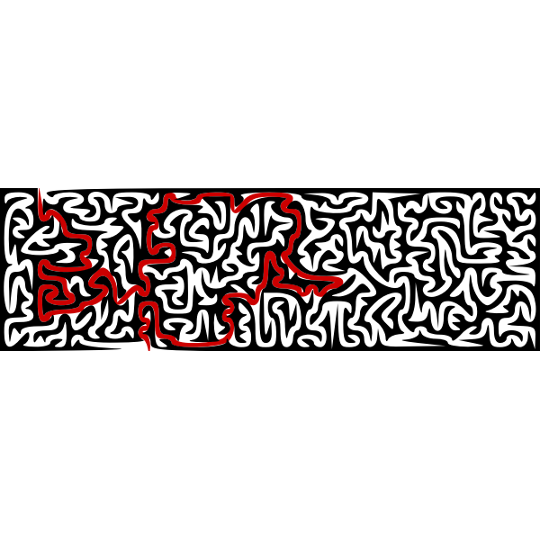 SVG Solution maze