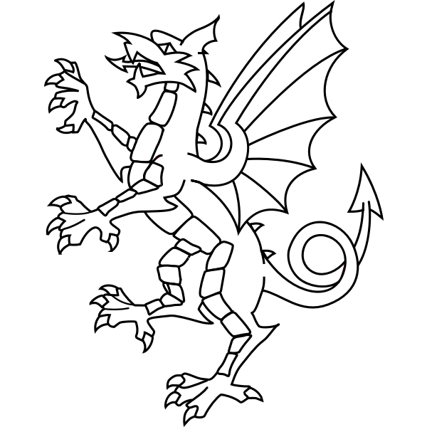 SVG Somerset dragon