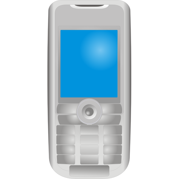 SVG Sony Ericsson mobile phone vector drawing