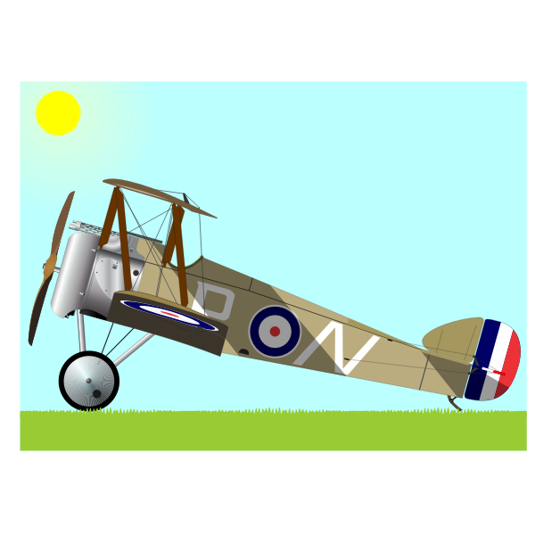 SVG Sopwit Camel airplane