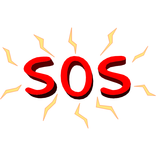 SVG SOS symbol