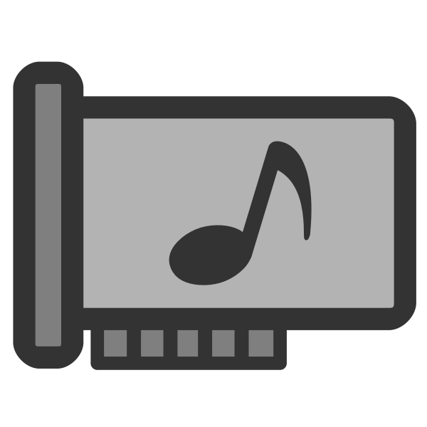SVG Sound card icon