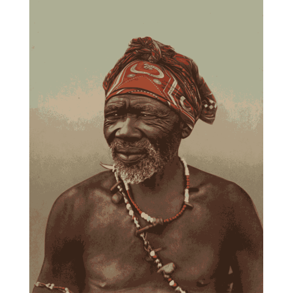 SVG South African medicine man