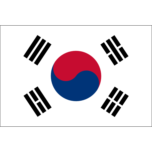 SVG South Korean Flag