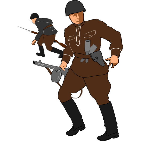 SVG Soviet soldiers