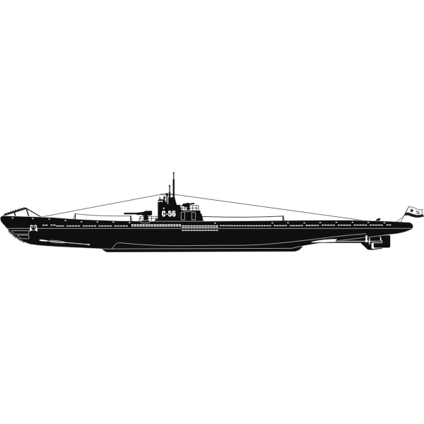 SVG Soviet submarine S-56