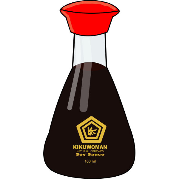 SVG Soy sauce bottle