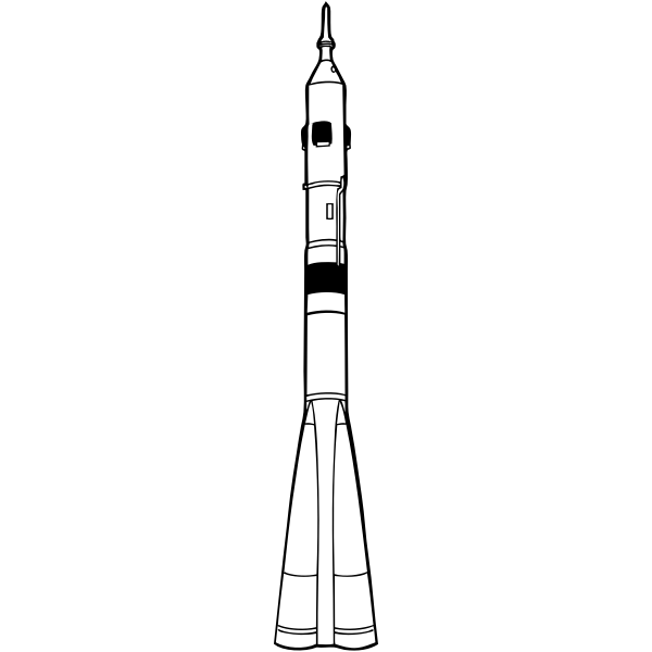 SVG soyuz rocket