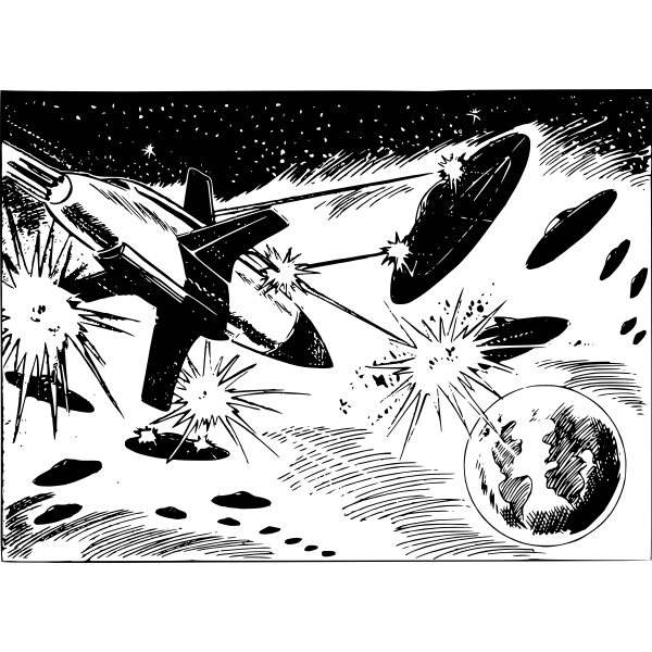 SVG Space battle