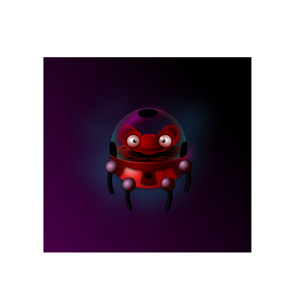 SVG Space creature
