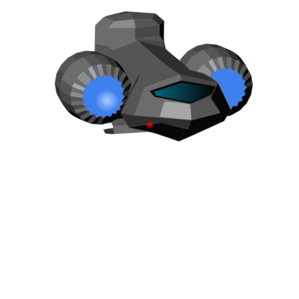 SVG Space exploration craft vector image