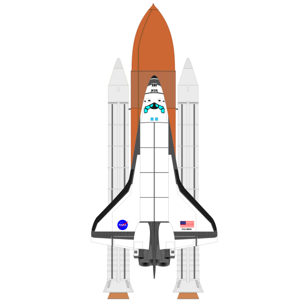 SVG Space shuttle vector