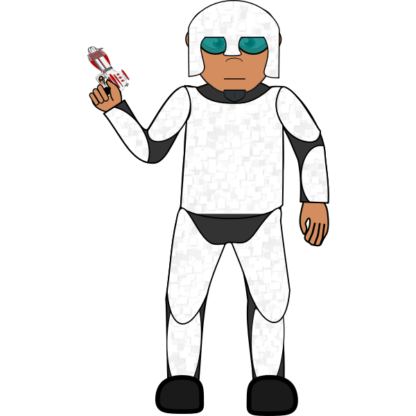SVG Space soldier