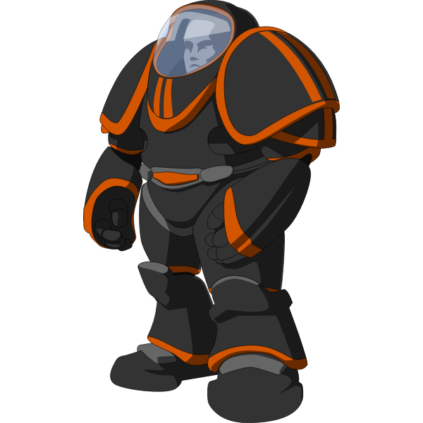 SVG Space suit
