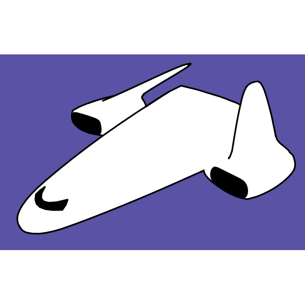 SVG Spacecraft vector image