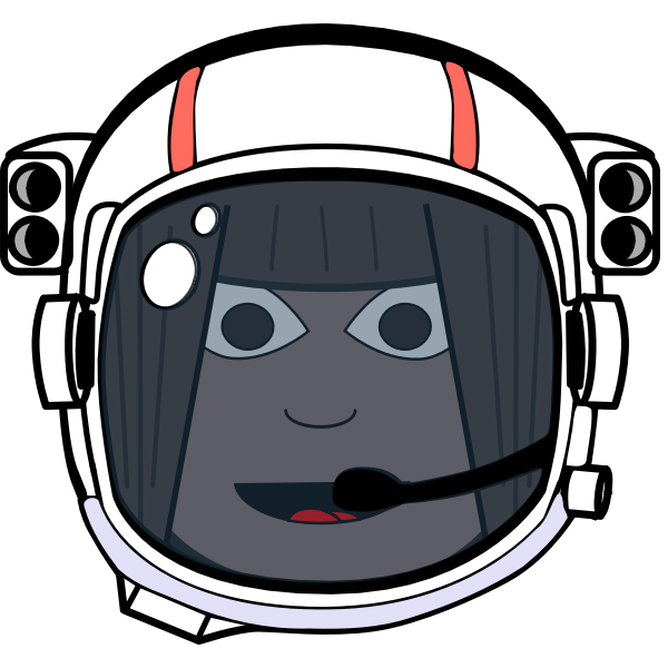 SVG spacegirl
