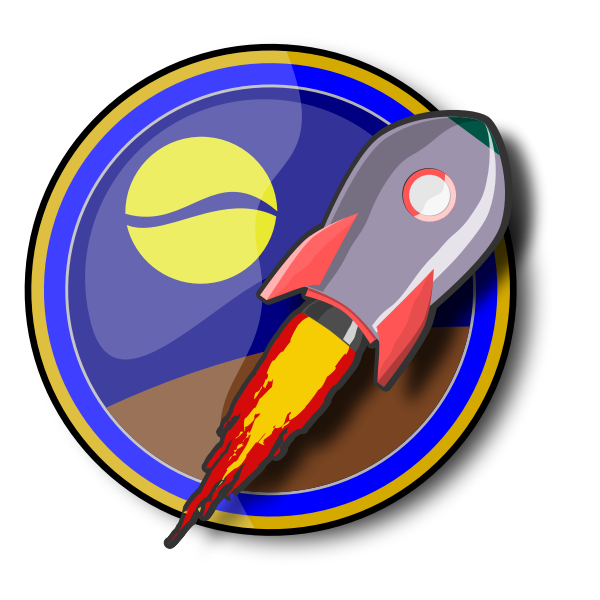 SVG Spaceship across the Sun