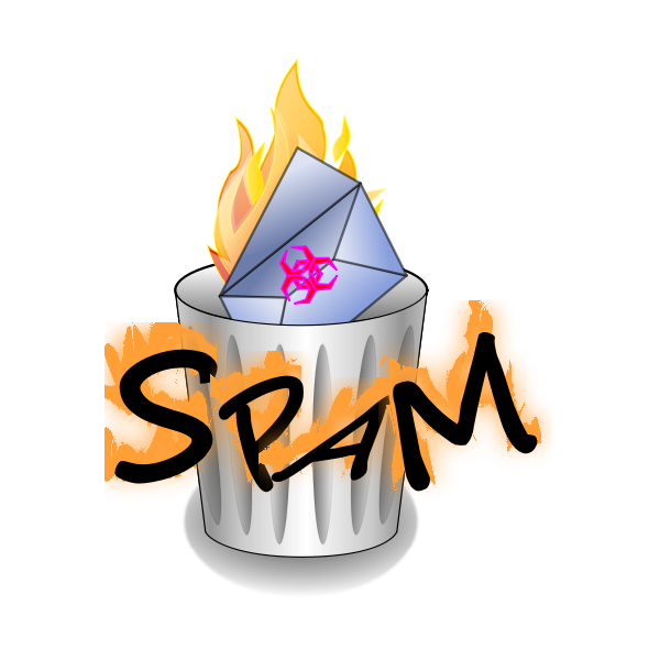 SVG Spam mail icon