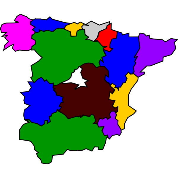 SVG Spanish regions 01