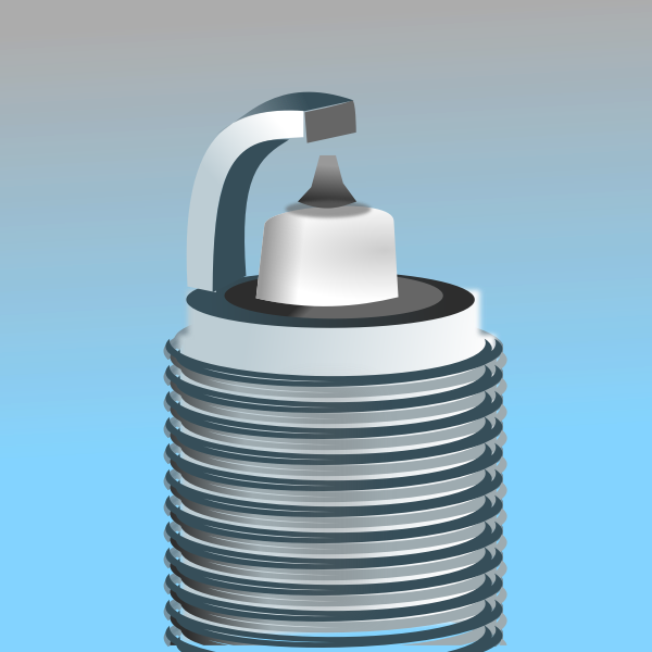 SVG Spark plug icon vector image