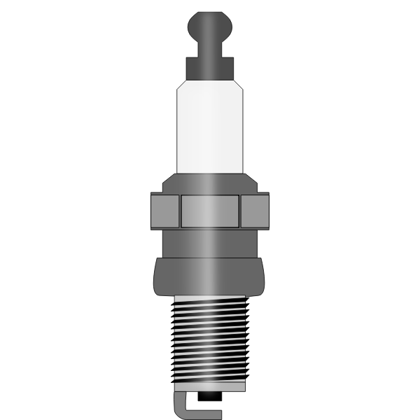 SVG Spark plug vector image