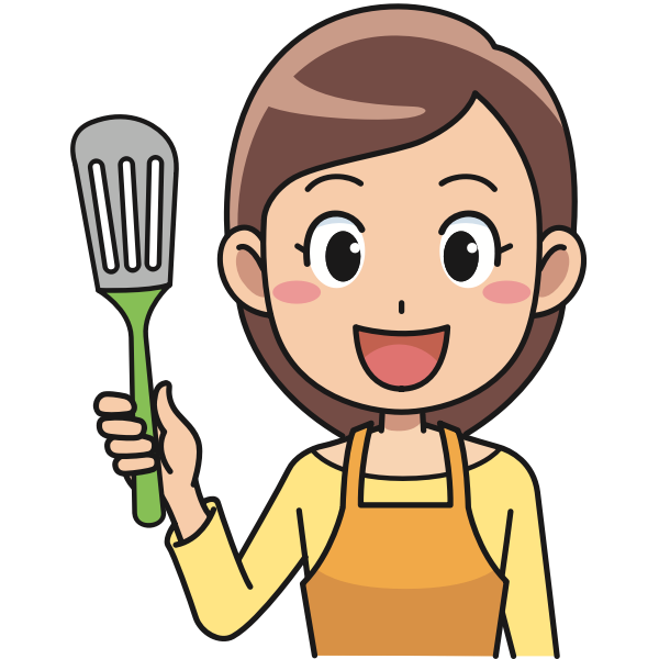 SVG Spatula held by lady