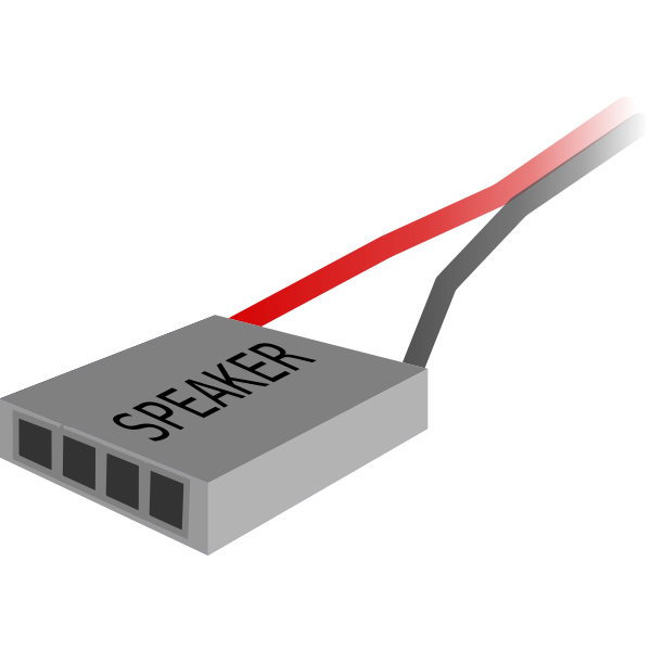 SVG Speaker plug vector image