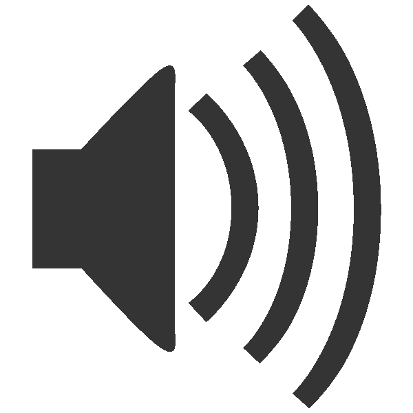SVG Speaker symbol