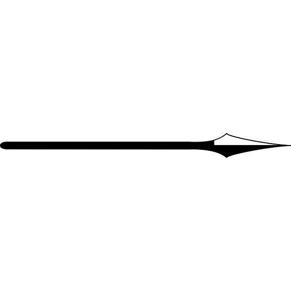 SVG Spear silhouette