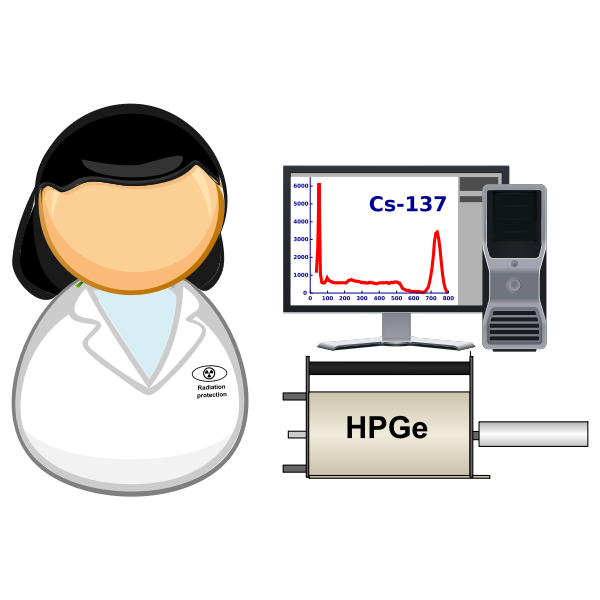 SVG Spectrometrist in lab