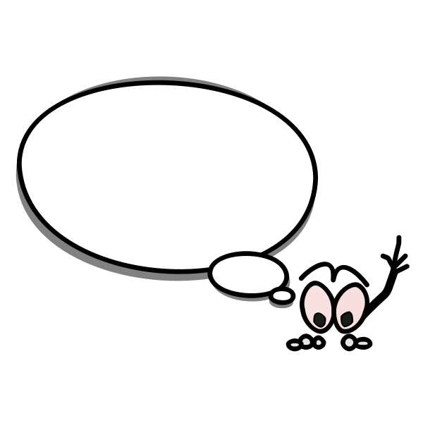 SVG Speech bubble seeking attention vector image