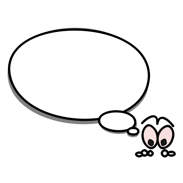 SVG Speech bubble talking from right vector clip art