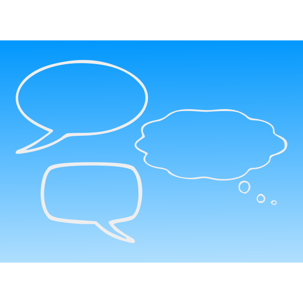 SVG Speech bubbles