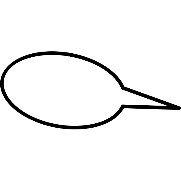 SVG Speech comic bubble vector image