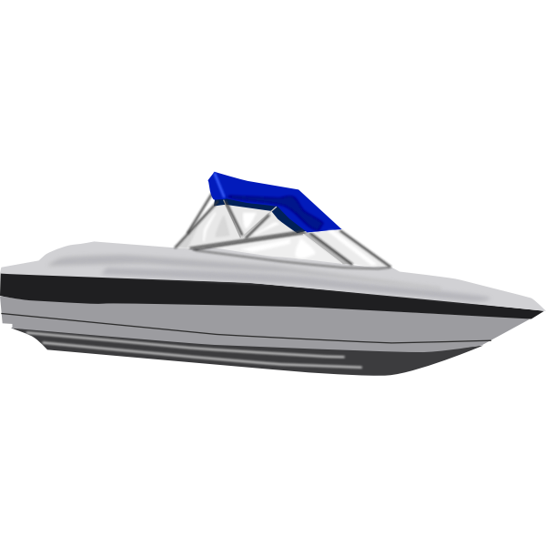 SVG Speed boat