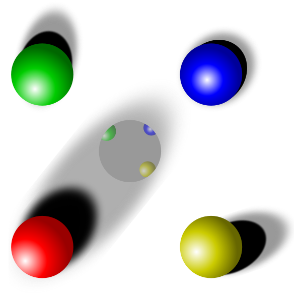 SVG Spheres vector graphics