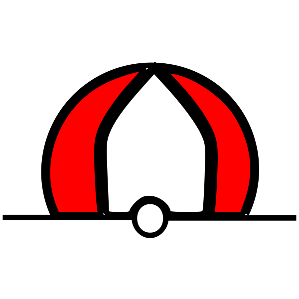 SVG spherical buoy safe water mark