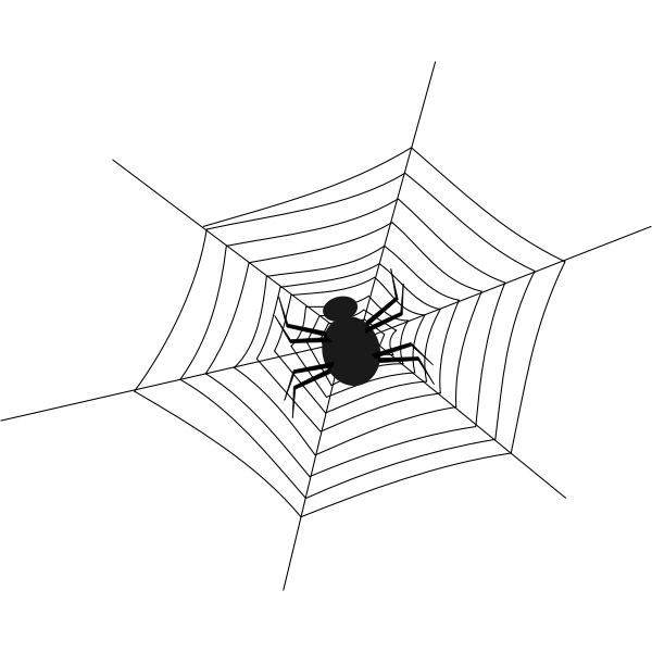 SVG Spider and net
