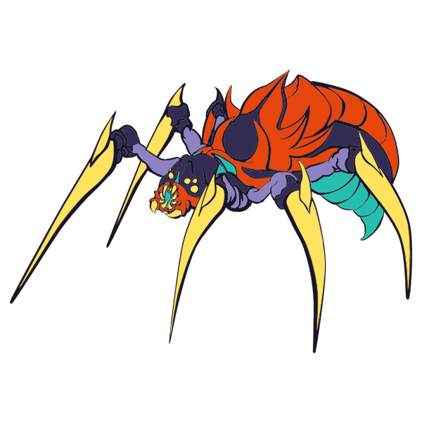 SVG Spider monster