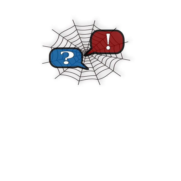 SVG Spider web vector image