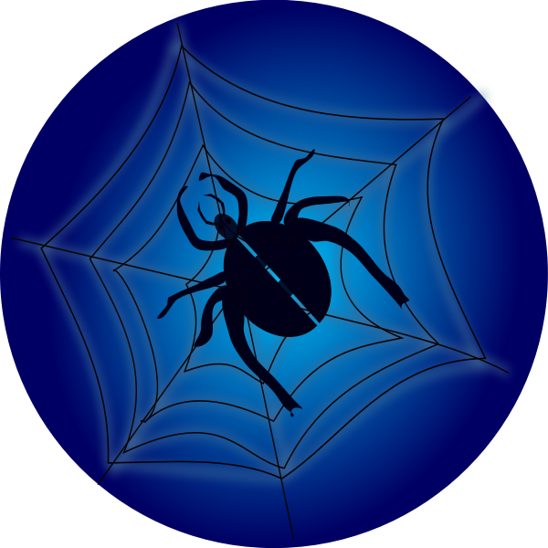 SVG Spider with web