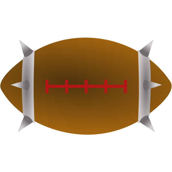 SVG Spiked football