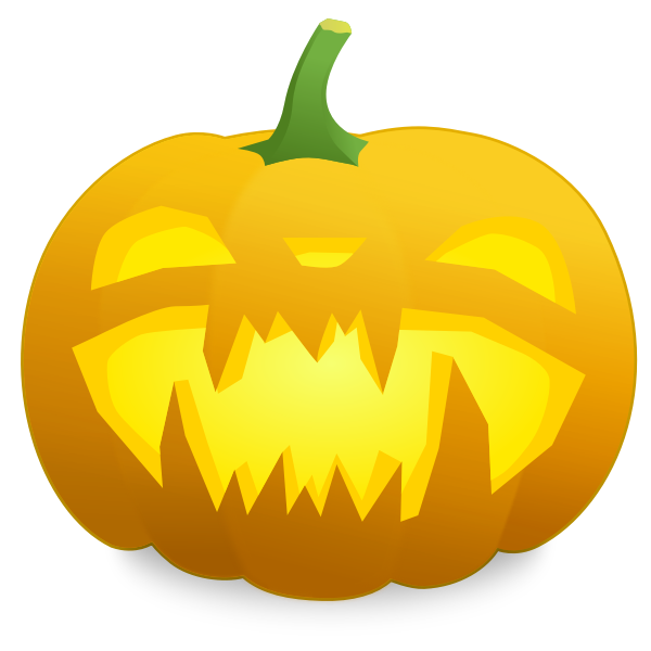 SVG Spiky teeth pumpkin vector graphics