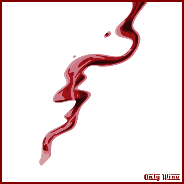 SVG Spilled wine image