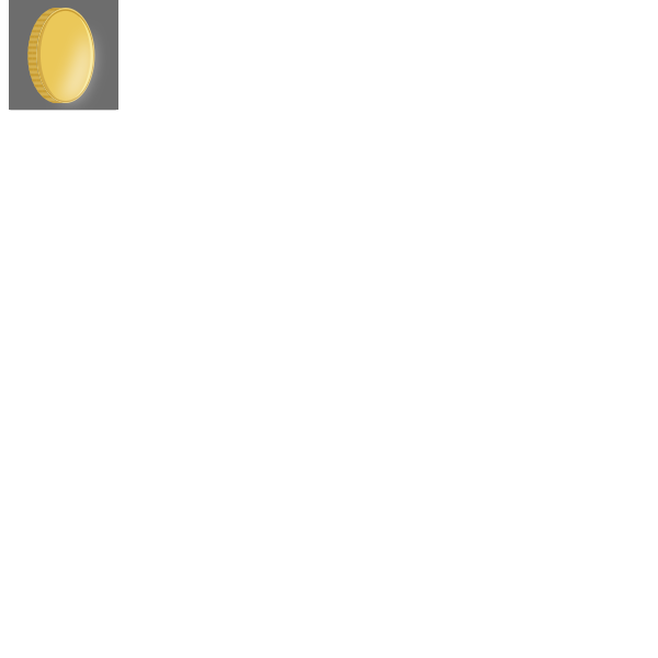 SVG Spinning coin animation